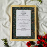 Baagh-e-Wafa Nikahnama – Islamic Marriage Certificate with Midnight Floral Design