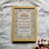 Antique Grey-Gold Baroque Nikahnama – Islamic Marriage Certificate Frame.