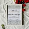 Minimal Floral Garden Nikahnama – Elegant Modern Islamic Certificate.