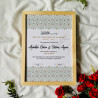 Minimal Floral Garden Nikahnama – Elegant Modern Islamic Certificate.