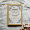 Blue Corner Floral Nikahnama – Elegant Islamic Wedding Certificate.