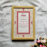 Rose Red Arch Nikahnama – Elegant Islamic Marriage Certificate.