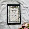 Andalusian Arch Nikahnama – Elegant Islamic Marriage Certificate Frame.