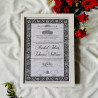 Classic Black Nikahnama – Elegant Islamic Marriage Certificate.