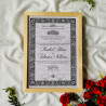 Classic Black Nikahnama – Elegant Islamic Marriage Certificate.