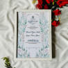 Botanical Watercolor Nikahnama – Islamic Marriage Certificate with Leaf Motif