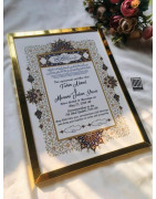 Golden & Floral Frame